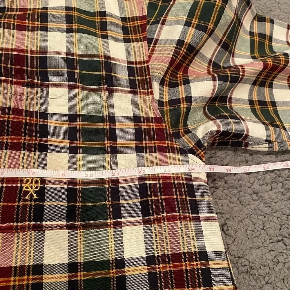 Twenty X Button Up Plaid Shirt Size Large
